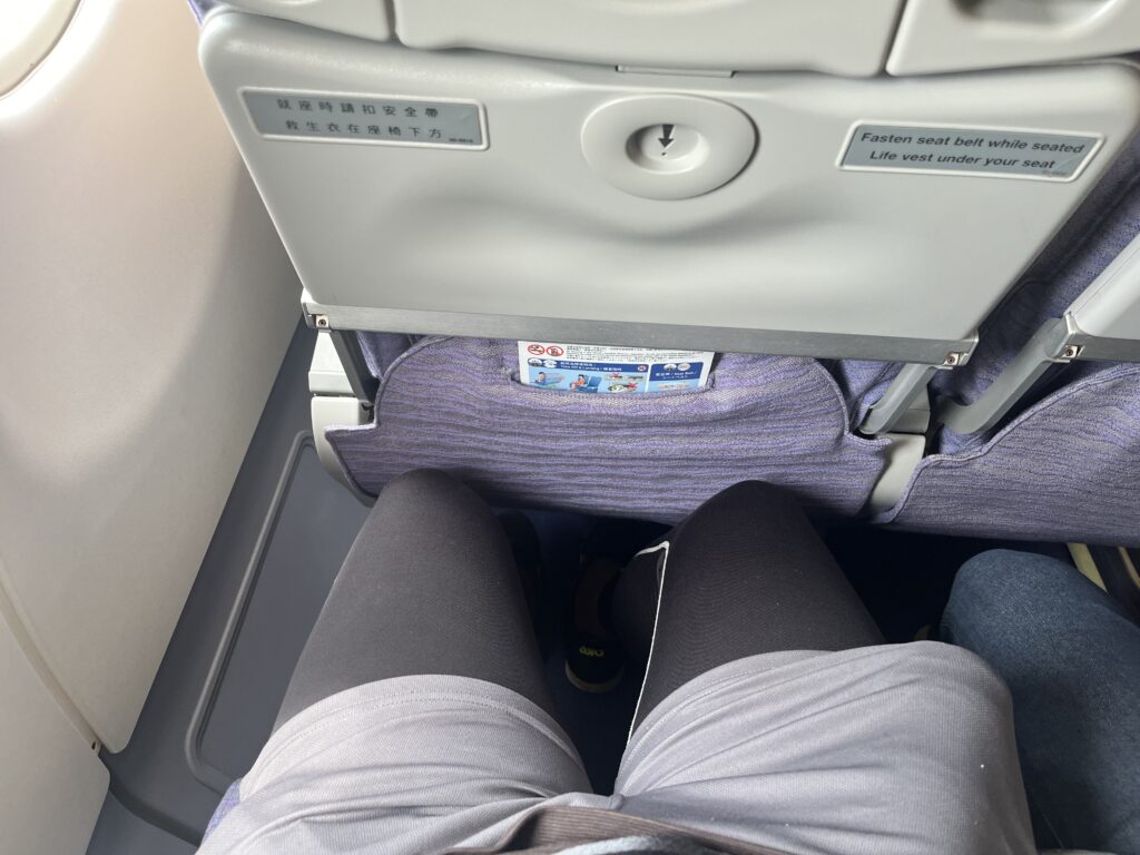 飛行機の機内