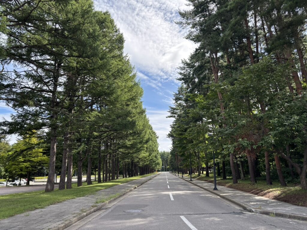 青森公立大学内
